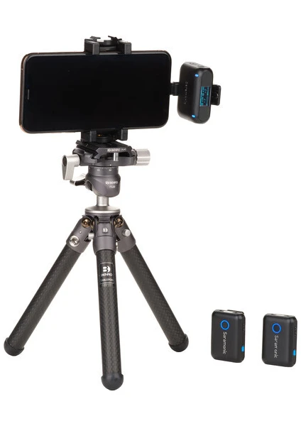 Saramonic Blink 500 B2+ Kablosuz Yaka Mikrofonu 2 Kişilik Çok Yönlü Mikrofon Özellikli